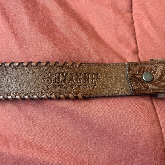 Shyanne Brown and Silver Embroidered Belt - Picture 5 of 5